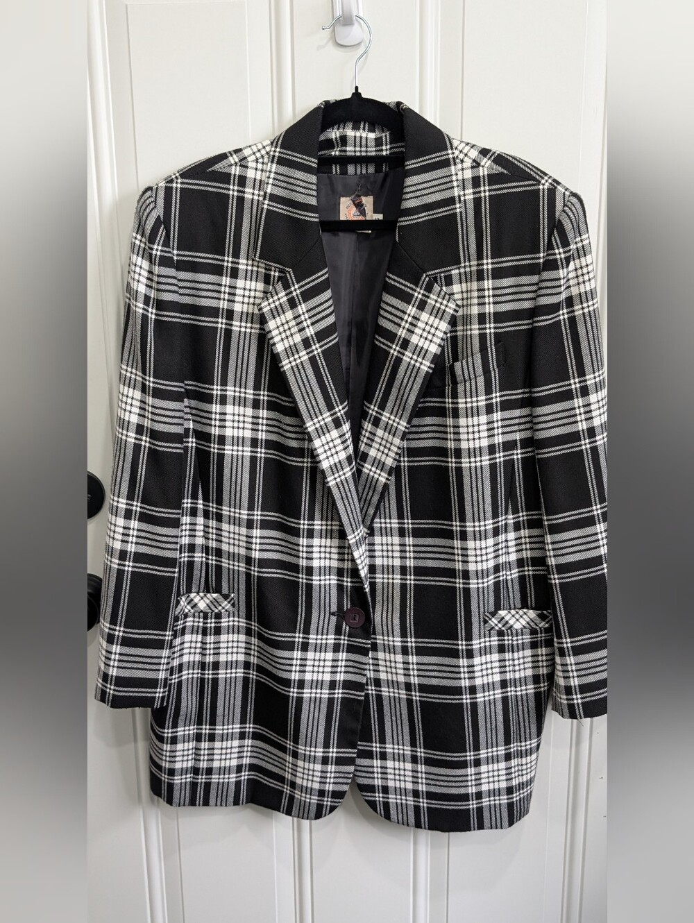 Vintage Nygard International Plaid Blazer - Oversized 80s/90s - Size 12